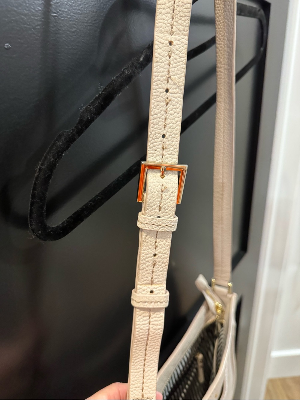 kate spade cream pebbled leather crossbody bag - Picture 6 of 8